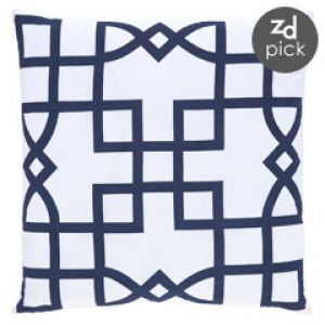 Best decorating blogs - Shop for home decor online - Allem Studio Maze Navy Pillow.jpg